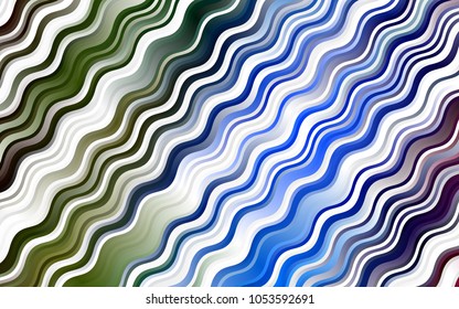 Dark Multicolor, Rainbow vector pattern with lamp shapes. Creative geometric illustration in marble style with gradient. The best blurred design for your business.