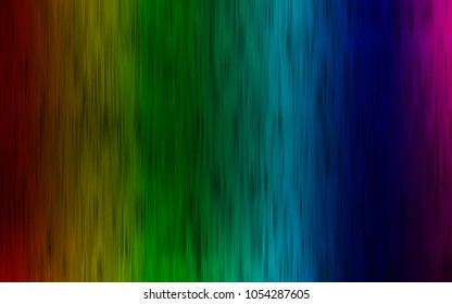Dark Multicolor, Rainbow vector pattern with narrow lines. Blurred decorative design in simple style with lines. The pattern can be used for websites.