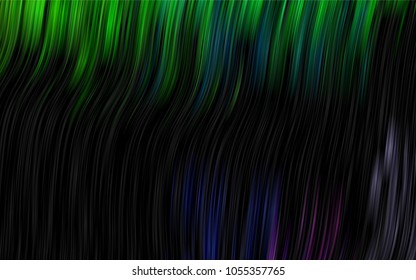 Dark Multicolor, Rainbow vector pattern with bubble shapes. Creative geometric illustration in marble style with gradient. Pattern for your business design.