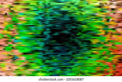 Dark Multicolor, Rainbow vector pattern with narrow lines. Modern geometrical abstract illustration with staves. Smart design for your business advert.