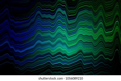 Dark Multicolor, Rainbow vector pattern with bubble shapes. Creative illustration in halftone marble style with gradient. Pattern for your business design.