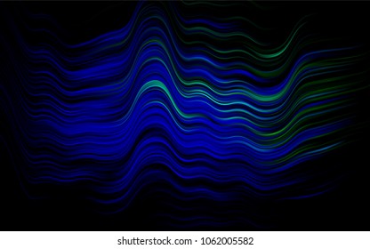 Dark Multicolor, Rainbow vector pattern with lava shapes. Geometric illustration in marble style with gradient.  Textured wave pattern for backgrounds.