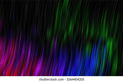 Dark Multicolor, Rainbow vector pattern with liquid shapes. Geometric illustration in marble style with gradient.  Marble design for your web site.