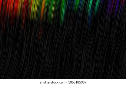 Dark Multicolor, Rainbow vector pattern with bubble shapes. Brand-new colored illustration in marble style with gradient. Pattern for your business design.