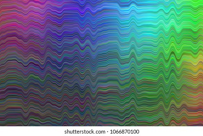 Dark Multicolor, Rainbow vector pattern with lava shapes. Colorful illustration in abstract marble style with gradient. The template for cell phone backgrounds.