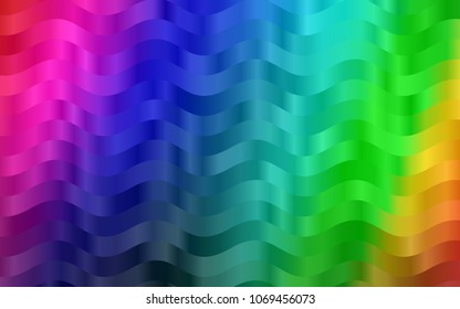Dark Multicolor, Rainbow vector pattern with lamp shapes. Geometric illustration in marble style with gradient.  Pattern for your business design.