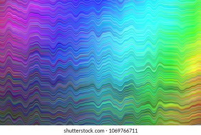 Dark Multicolor, Rainbow vector pattern with lamp shapes. Colorful illustration in abstract marble style with gradient. The template for cell phone backgrounds.