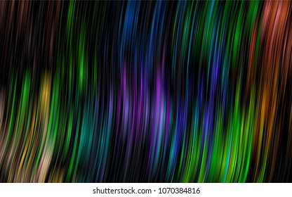 Dark Multicolor, Rainbow vector pattern with bubble shapes. Creative illustration in halftone marble style with gradient. The template for cell phone backgrounds.