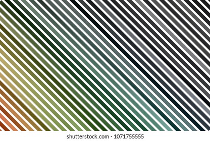 Dark Multicolor, Rainbow vector pattern with narrow lines. Lines on blurred abstract background with gradient. The template can be used as a background.