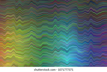 Dark Multicolor, Rainbow vector pattern with lamp shapes. Geometric illustration in marble style with gradient.  Pattern for your business design.