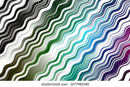 Dark Multicolor, Rainbow vector pattern with lava shapes. Creative illustration in halftone marble style with gradient. Brand-new design for your ads, poster, banner.