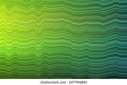 Dark Multicolor, Rainbow vector pattern with liquid shapes. A vague circumflex abstract illustration with gradient. Brand-new design for your ads, poster, banner.