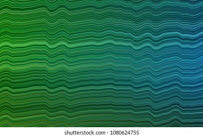 Dark Multicolor, Rainbow vector pattern with lava shapes. Creative geometric illustration in marble style with gradient. Brand-new design for your ads, poster, banner.