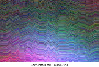 Dark Multicolor, Rainbow vector pattern with liquid shapes. Colorful illustration in abstract marble style with gradient. The best blurred design for your business.