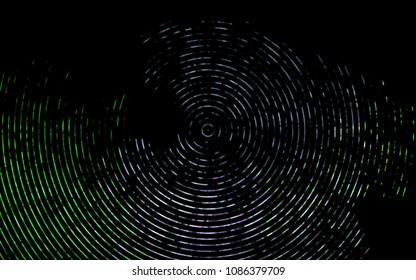 Dark Multicolor, Rainbow vector pattern with lamp shapes. A sample with blurred bubble shapes. The elegant pattern for brand book.