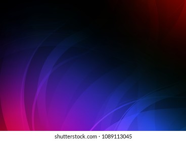 Dark Multicolor, Rainbow vector pattern with lava shapes. Creative geometric illustration in marble style with gradient. Marble design for your web site.