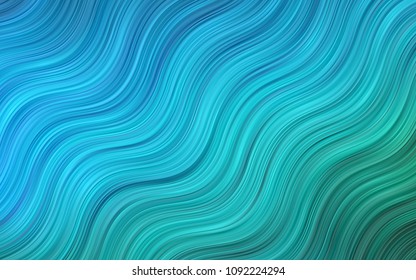 Dark Multicolor, Rainbow vector pattern with curved circles. A sample with blurred bubble shapes. A new texture for your  ad, booklets, leaflets.