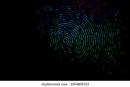 Dark Multicolor, Rainbow vector pattern with bubble shapes. Shining illustration, which consist of blurred lines, circles. A completely new marble design for your business.