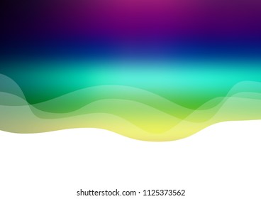 Dark Multicolor, Rainbow vector pattern with lava shapes. Creative illustration in halftone marble style with gradient. A completely new marble design for your business.