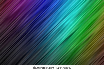 Dark Multicolor, Rainbow vector pattern with bubble shapes. Creative illustration in halftone marble style with gradient. The elegant pattern for brand book.