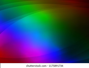Dark Multicolor, Rainbow vector pattern with narrow lines. Shining colored illustration with narrow lines. Smart design for your business advert.