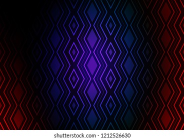 Dark Multicolor, Rainbow vector pattern with lines, rectangles. Shining colorful illustration with lines, rectangles. Backdrop for TV commercials.