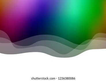 Dark Multicolor, Rainbow vector pattern with lava shapes. Brand new colored illustration in marble style with gradient. A new texture for your  ad, booklets, leaflets.