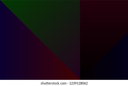 Dark Multicolor, Rainbow vector pattern with spectrum of colors. Decorative design of colorful palette. Template of colors for smart designers.