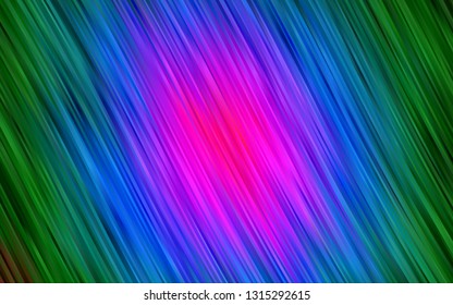 Dark Multicolor, Rainbow vector pattern with lamp shapes. Shining crooked illustration in marble style. A new texture for your  ad, booklets, leaflets.