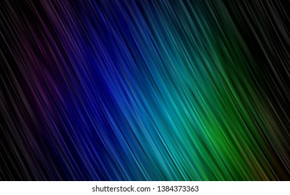 Dark Multicolor, Rainbow vector pattern with bubble shapes. An elegant bright illustration with gradient. A new texture for your  ad, booklets, leaflets.