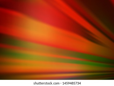 Dark Multicolor, Rainbow vector pattern with narrow lines. Blurred decorative design in simple style with lines. Smart design for your business advert.