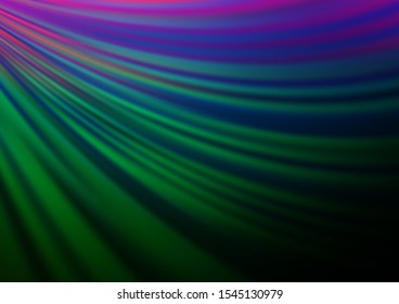 Dark Multicolor, Rainbow vector pattern with bubble shapes. Colorful illustration in abstract marble style with gradient. Marble design for your web site.