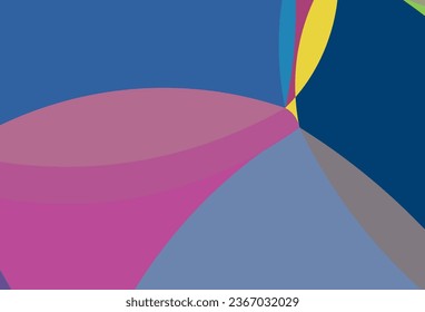 Dark Multicolor, Rainbow vector pattern with bubble shapes. An elegant bright illustration with gradient. New composition for your brand book.