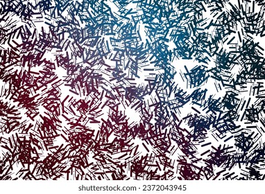 Dark multicolor, rainbow vector pattern with narrow lines. Glitter abstract illustration with colored sticks. Best design for your ad, poster, banner.