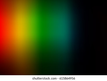 Dark Multicolor, Rainbow vector pattern. Blurred template. Bright sample. Repeating template with colored elements. New texture for your design. Pattern can be used for business background.