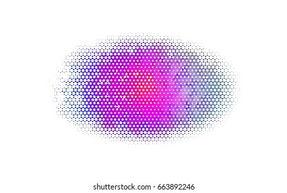 Dark Multicolor, Rainbow vector pattern. Hexagonal template. Geometric sample. Repeating hexagon shapes. Brand-New texture for your design. Pattern can be used for background