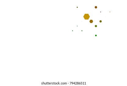 Dark Multicolor, Rainbow vector pattern. Hexagonal template. Geometric sample. Repeating hexagon shapes. Brand-New texture for your design. Pattern can be used for background