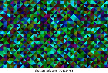 Dark Multicolor, Rainbow vector polygon abstract background. Creative geometric illustration in Origami style with gradient. Brand-new style for your business design.