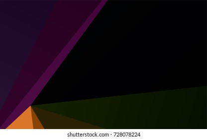 Dark Multicolor, Rainbow vector polygon abstract background. Glitter abstract illustration with an elegant design. A completely new design for your business.