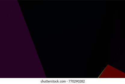 Dark Multicolor, Rainbow vector polygon abstract pattern. Glitter abstract illustration with an elegant design. A completely new template for your business design.