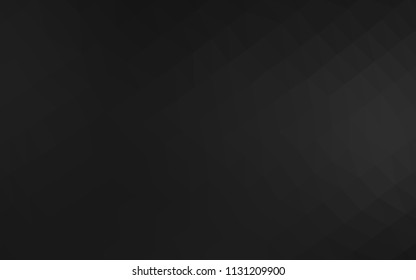 Dark Multicolor, Rainbow vector polygonal background. Geometric illustration in Origami style with gradient.  The best triangular design for your business.