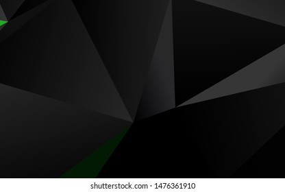 Dark Multicolor, Rainbow vector polygonal template. Creative illustration in halftone style with gradient. New texture for your design.