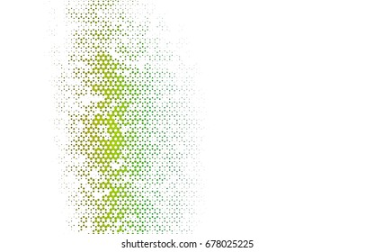 Dark Multicolor, Rainbow vector polygonal illustration, which consist of hexagons. Hexagonal pattern for your business design. Geometric background in Origami style with gradient. 