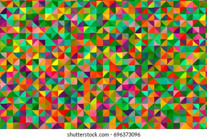 Dark Multicolor, Rainbow vector polygonal template. Creative geometric illustration in Origami style with gradient. A new texture for your design.