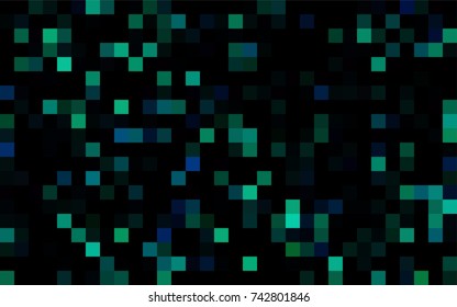 Dark Multicolor, Rainbow vector polygonal illustration, which consist of rectangles. Rectangular pattern for your business design. Geometric background in Origami style with gradient. 