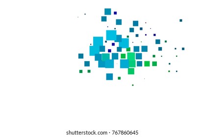 Dark Multicolor, Rainbow vector polygonal illustration consisting of rectangles. Rectangular design for your business. Creative geometric background in origami style with gradient.