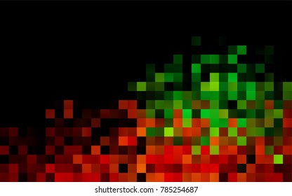 Dark Multicolor, Rainbow vector polygonal illustration, which consist of rectangles. Rectangular pattern for your business design. Geometric background in Origami style with gradient. 