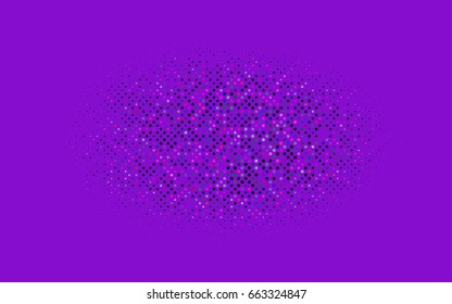 Dark Multicolor, Rainbow vector red banner with set of circles, dots. Donuts Background. Creative Design Template. Technological halftone illustration.