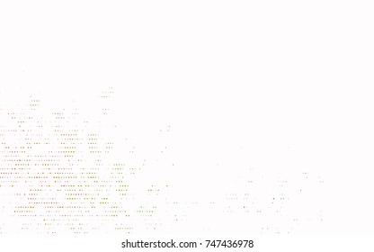 Dark Multicolor, Rainbow vector red pattern of geometric circles, shapes. Colorful mosaic banner. Geometric background with colored disks.