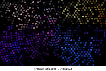 Dark Multicolor, Rainbow vector red pattern of geometric circles, shapes. Colorful mosaic banner. Geometric background with colored disks. Dark Multicolor, Rainbow vector red pattern of geometric circles, shapes. Colorful mosaic banner. Geometric background with colored disks.